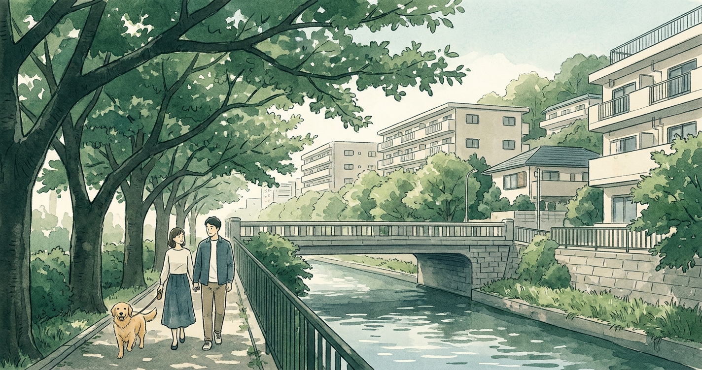 中目黒でペット可マンションを探すなら?4方面(恵比寿・池尻大橋・目黒・祐天寺)の家賃相場と治安データで判断するエリア選び