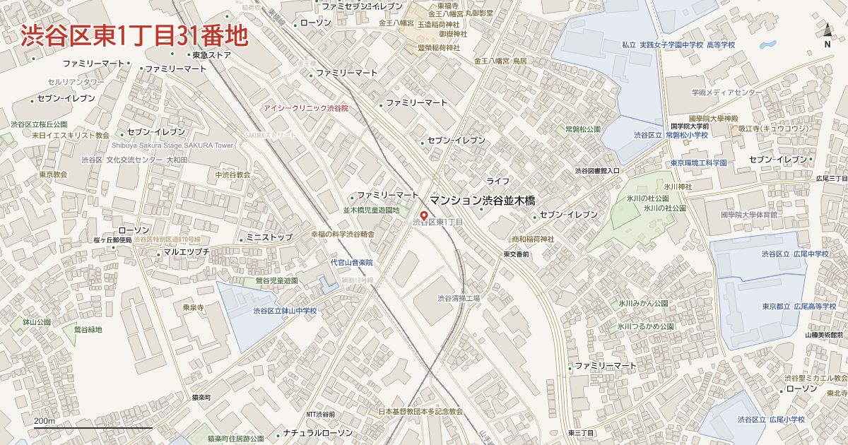 東1丁目31番地周辺の地図
