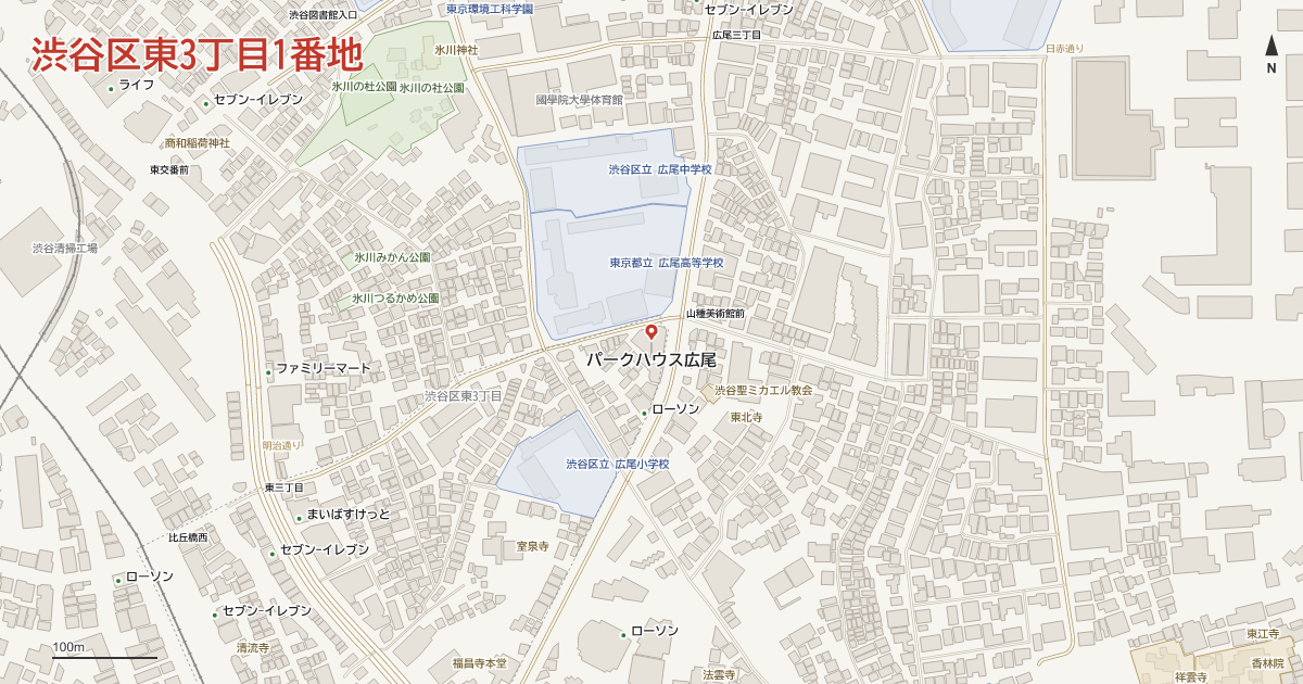 東3丁目1番地周辺の地図