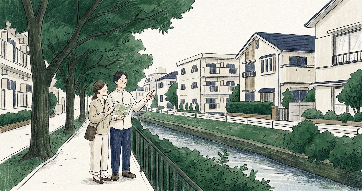 学芸大学で「おしゃれな賃貸」を探すなら|同じ町でも番地で変わる成約価格から考える