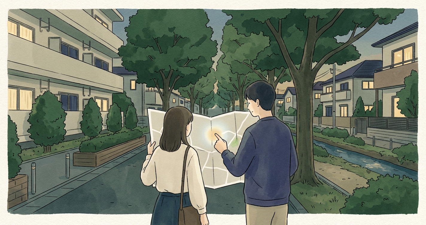 学芸大学で同棲する部屋は「町」ではなく「番地」で選ぶ｜実際の成約価格が示す最大33.2%の差